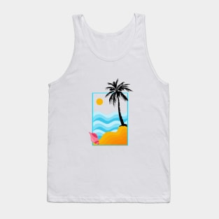 Sea sand sun shell Tank Top